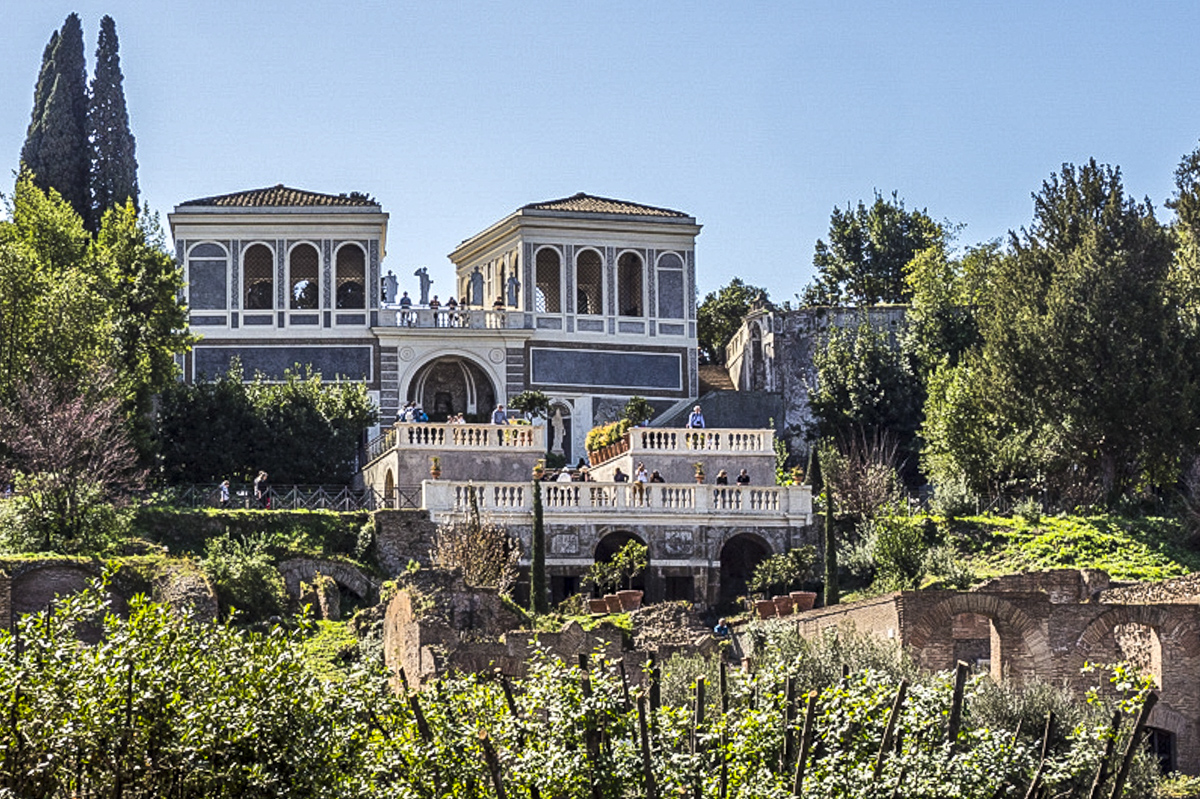 Farnese Aviaries on the Palatine Hill in Rome