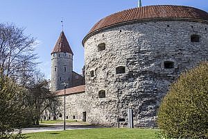 Fat Margaret Cannon Tower in Tallinn the Capital of Estonia