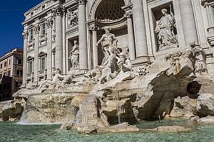 The Trevi Fountain in Rome