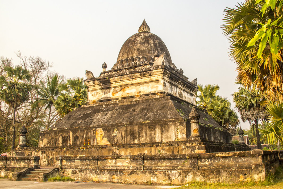The Water Melon Stupa at Wat Visounarth in Luang Prabang, Laos