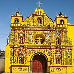 Catholic Church in San Andrés Xecul in Guatemala