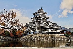 Matsumoto Castle or the Black Crow in Matsumoto, Japan