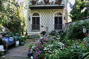Mrs Whaley's Garden in Charleston, South Carolina