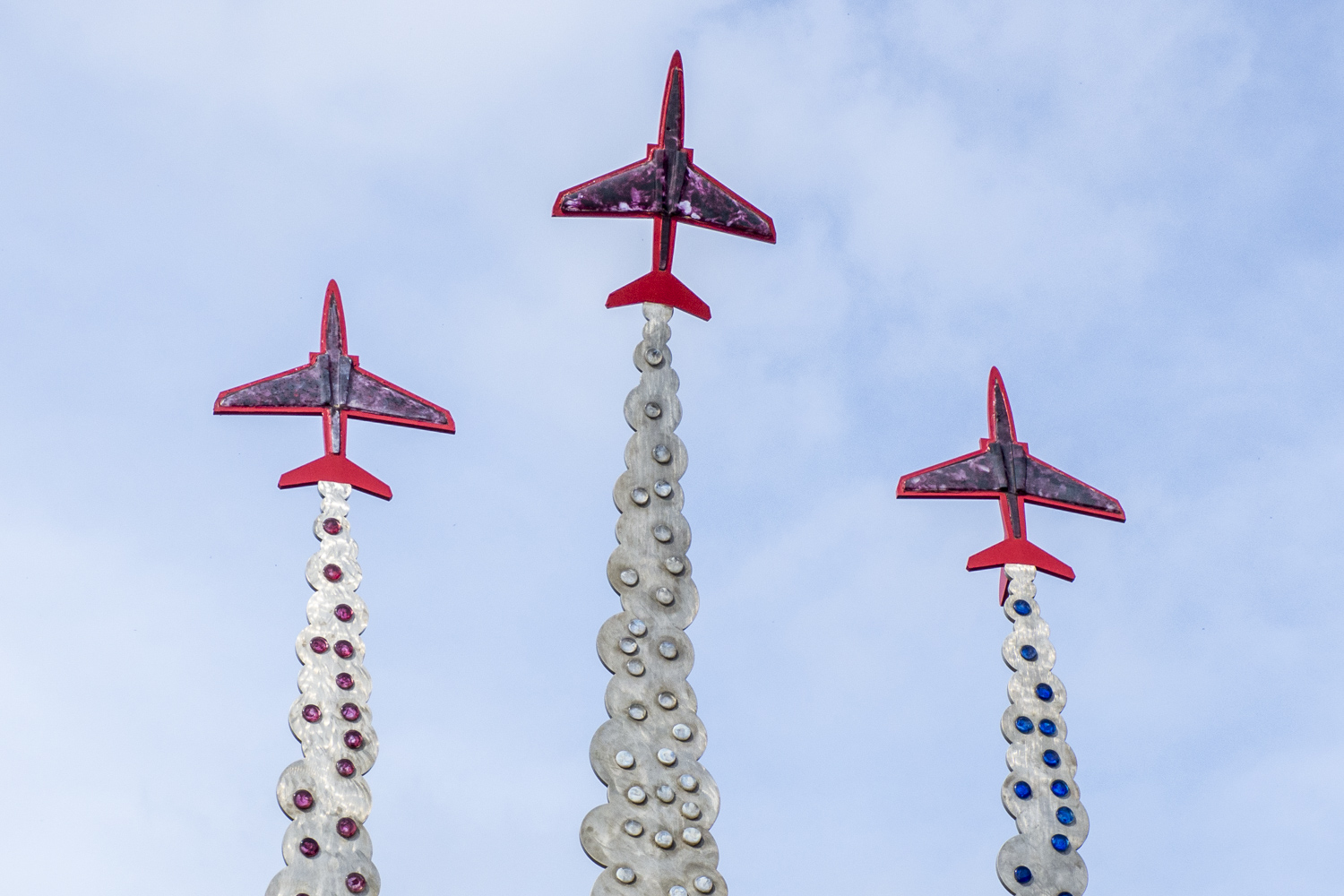 Red Arrows Memorial in Bournemouth, UK