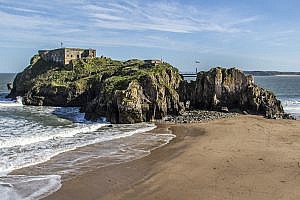 St Catherine's Island in Tenby Pembrokeshire, Wales