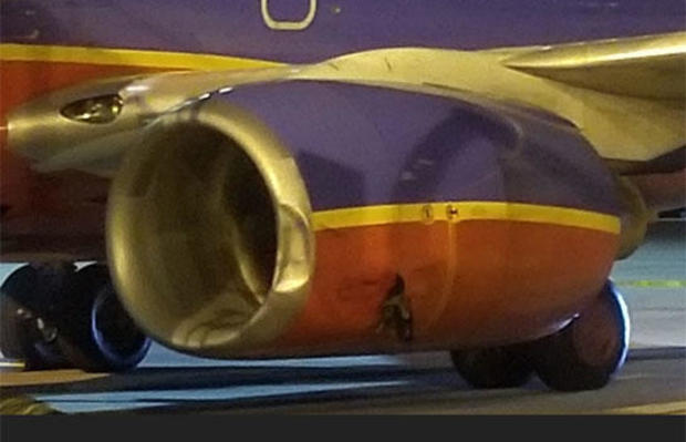 engine of southwest airlines plane that hit and killed person on austin airport runway nite 050720 - Travel Radar - Aviation News