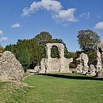 Abbey Ruins in Bury St Edmunds, Suffolk
