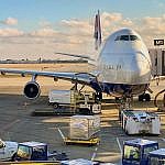 BA Plane on Stand