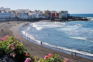 Puerta de la Cruz on Tenerife in the Canary Islands