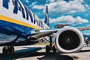 Ryanair Plane on Stand
