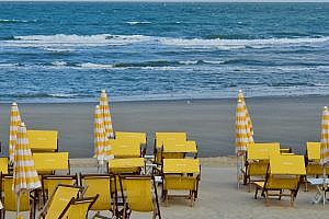 The Beach at Le Touquet in Pas de Calais, France