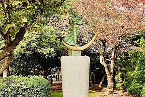 The Prayer Monument for Peace in the Hiroshima Peace Memorial Park, Japan