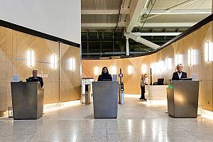 British Airways First Wing Lounde at Heathrow Airport