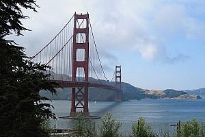 Golden Gate Bridge in San Francisco, California