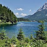 On the Zugspitze in Bavaria, Germany