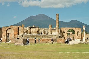 Ruins of Pompeii in Italy