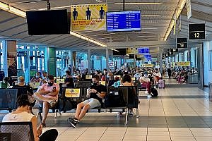 Boarding Gates at Valerio Catullo Airport, Verona, italy
