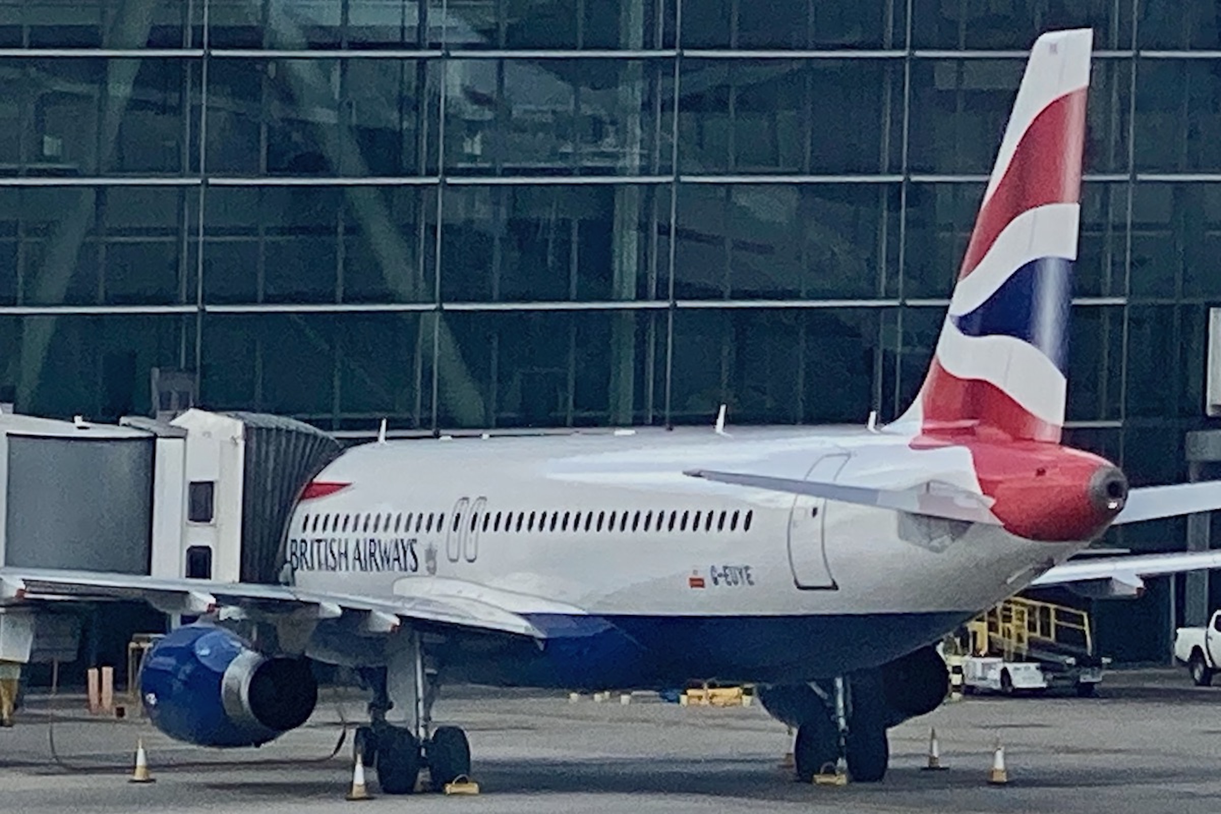 Disembarking BA Flight at Terminal 5, London Heathrow Airport