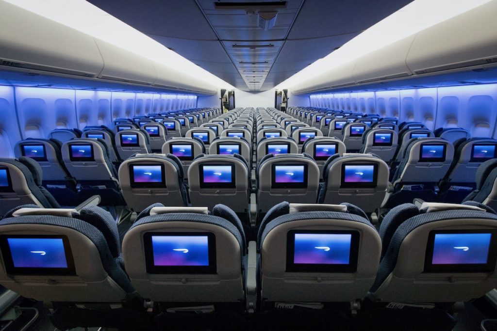 Inside a British Airways Boeing 747