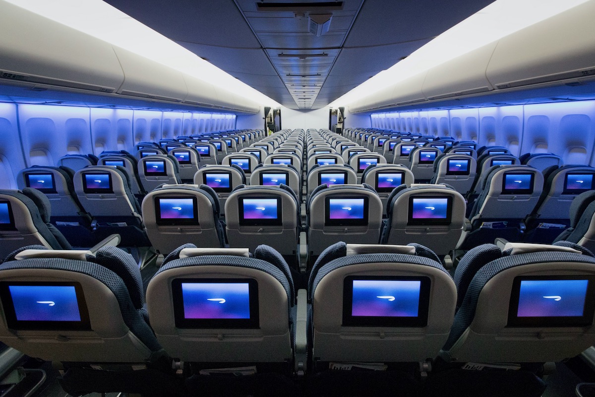 Inside a British Airways Boeing 747