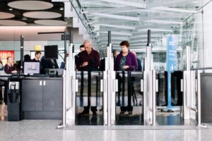 Biometric Self-Boarding Gates
