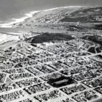 Aerial view of East London