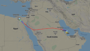 QR1301 Flight-Path