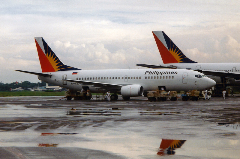 Philippine Airlines planes on tarmac