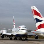 British Airways flights at Heathrow Airport