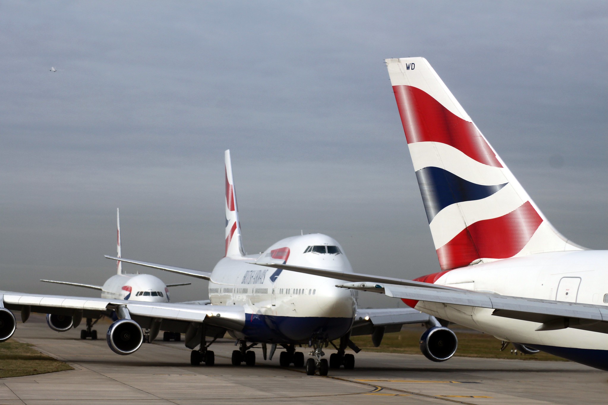 British Airways flights at Heathrow Airport