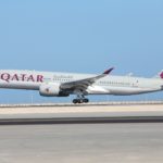 Qatar Airways Plane Taking Off