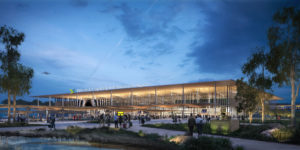 Zaha Hadid Architects and Australian firm Cox Architecture were selected to design the sterminal precinct