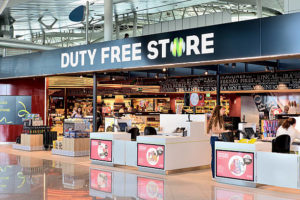 Image of duty free store