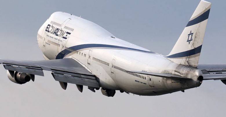 An El Al 747 taking off