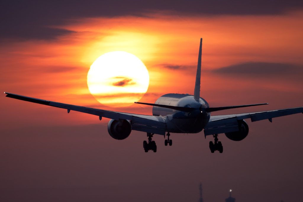 Aircraft in flight
