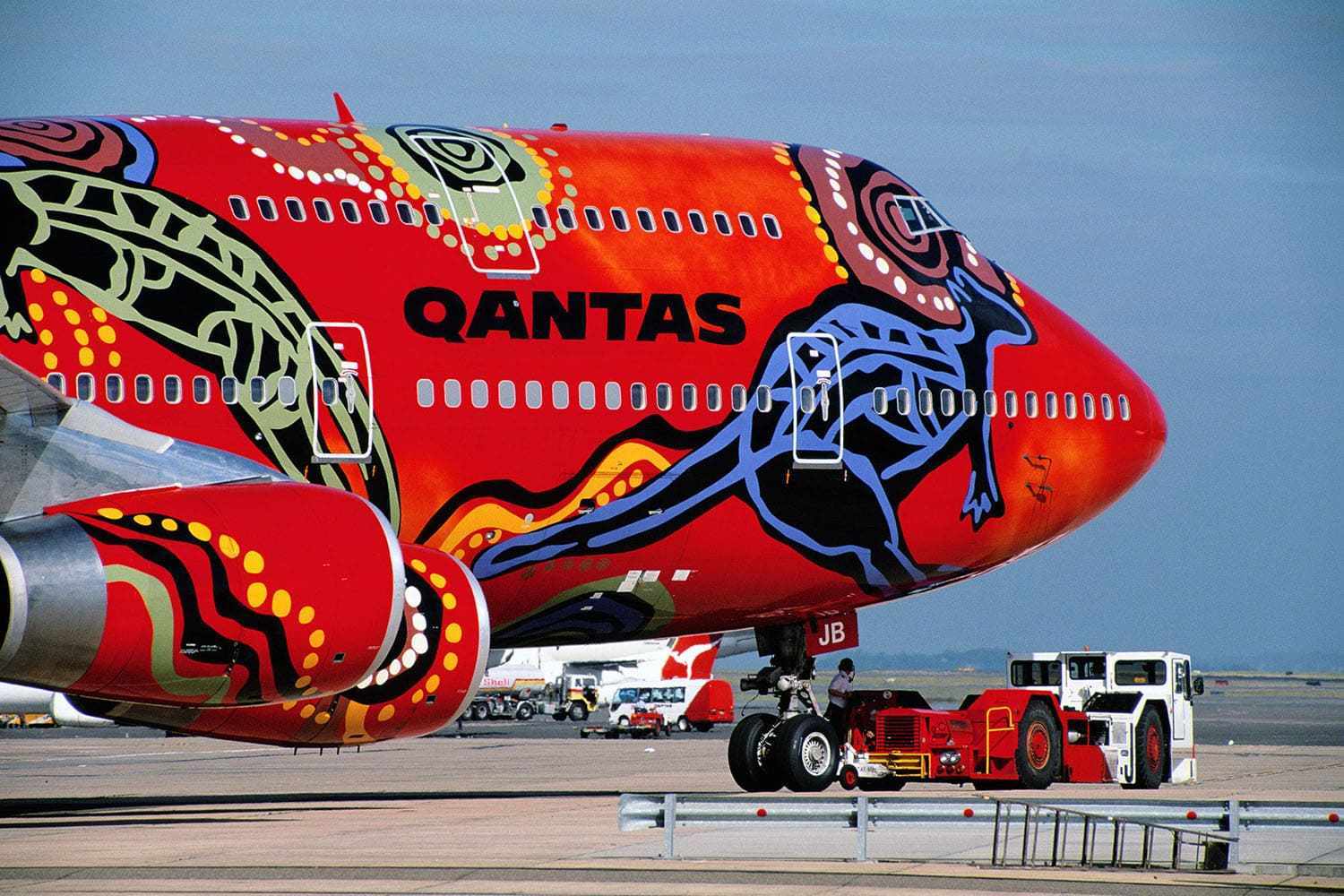 Qantas Boeing 747-438 Aircraft VH-OJB