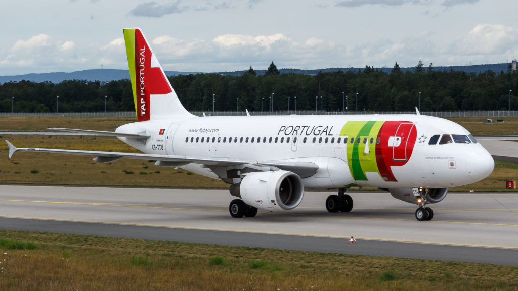 A TAP Air Portugal A319. Photo by TJDarmstadt