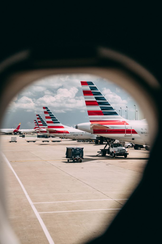 American Airlines planes. Photo by Joshua Hanson