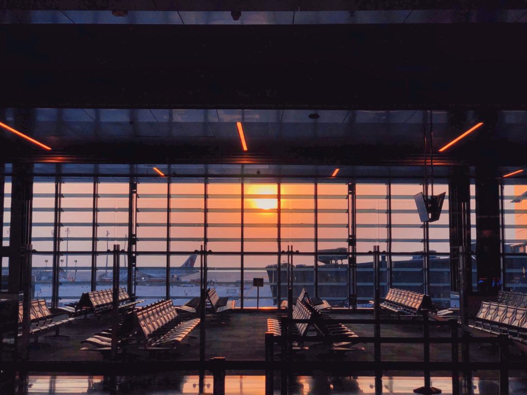 Empty airport. Photo by Safwan Mahmud