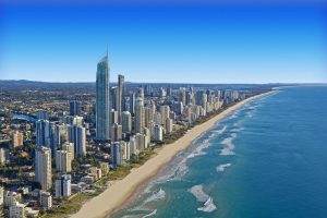 Surfers Paradise in the Gold Coast Australia