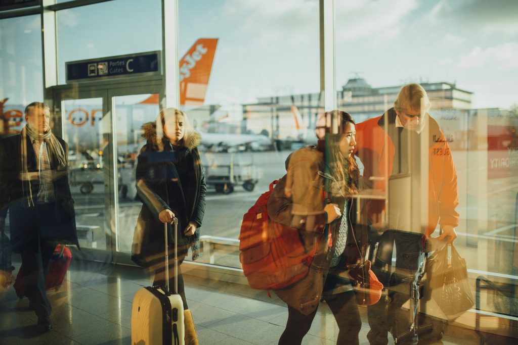 Airport scene. 