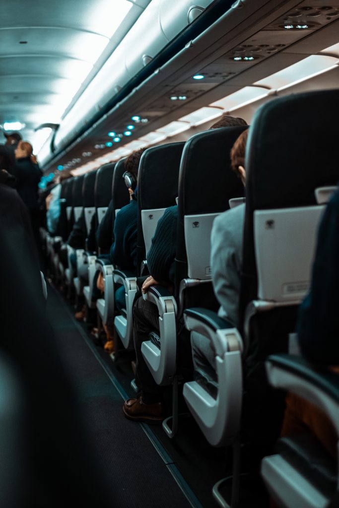 On board an AF plane. Photo by Thomas de LUZE