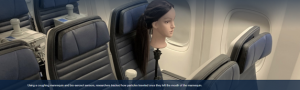 Cough dummy on board a United Airline