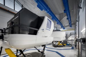 United's flight simulator