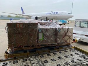 Ventilators ready to be shipped over to India by UA 