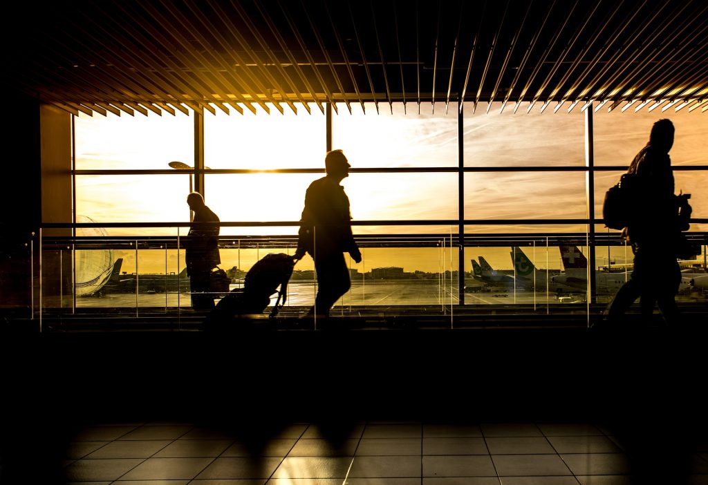 People in an Airport 