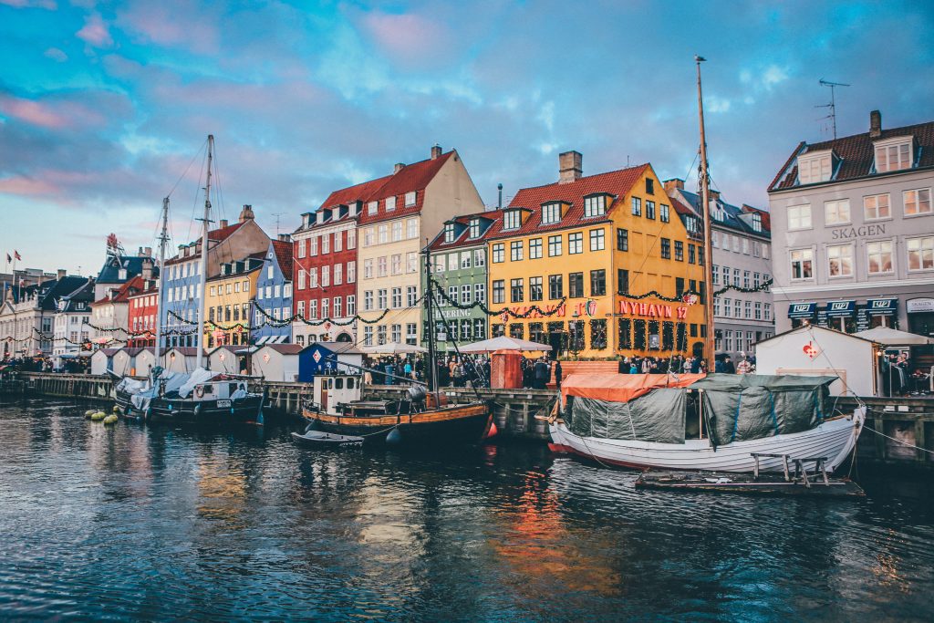 Denmark travel yellow