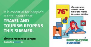 time to reconnect Europe post card