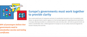 time to reconnect Europe a call from IATA to governments