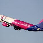 Wizz Air A321 taking off.